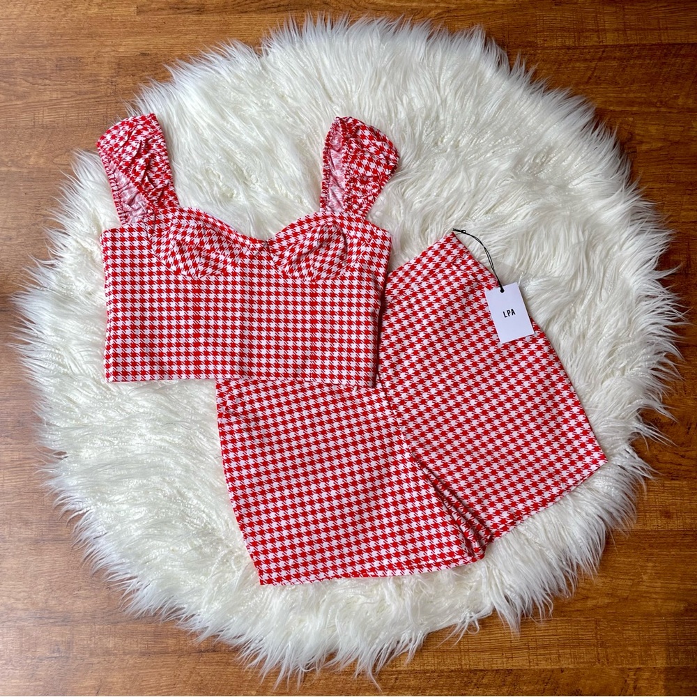 LPA shorts/crop set